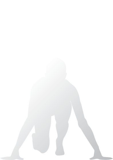 Icon of a person in a sprint starting position